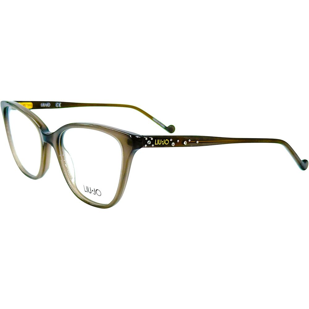 LIU JO LJ2717R Womens Plastic Eyeglass Frame 024 Dark Grey 52-17 Spring Hinges